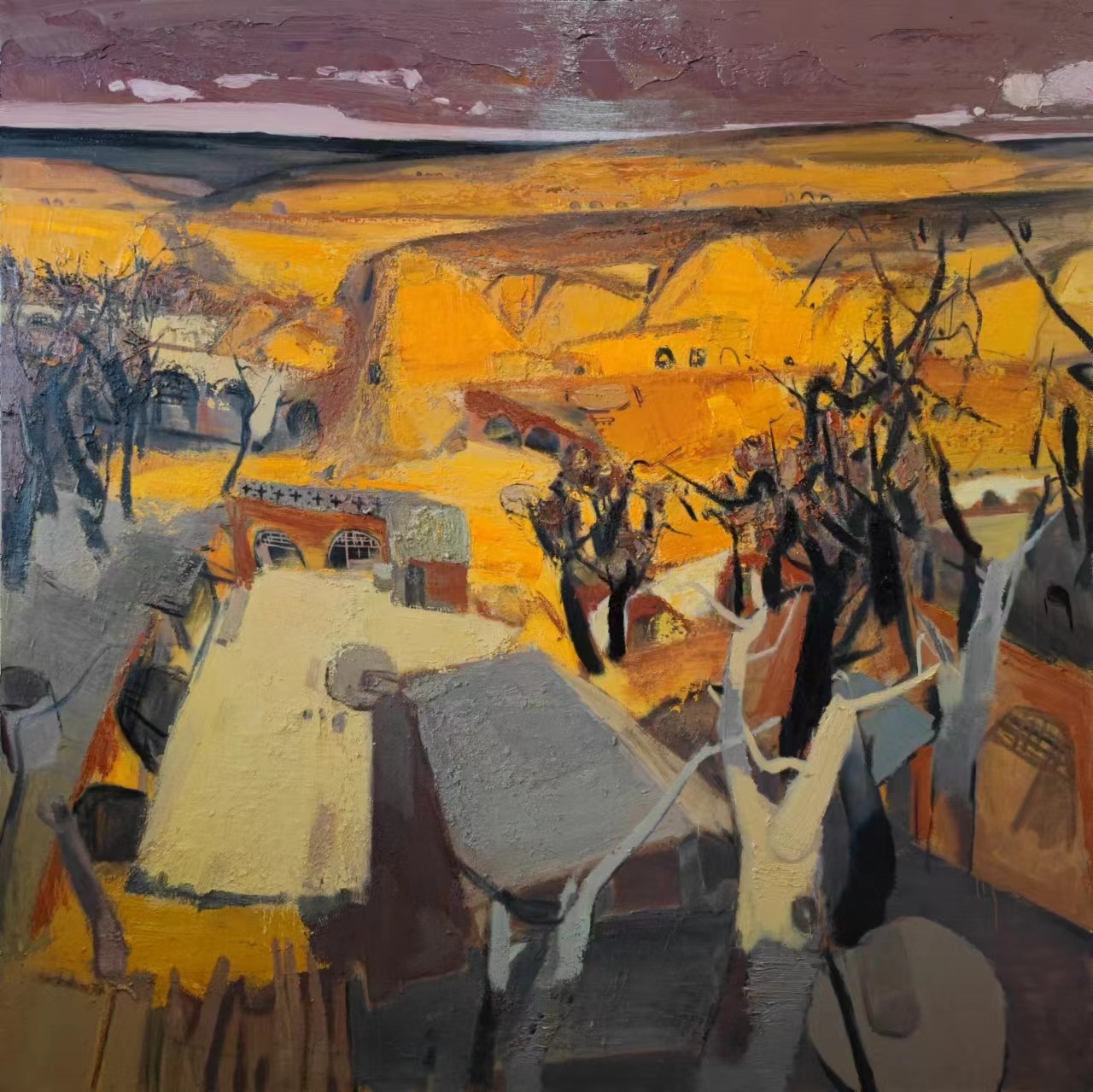 王春华《平凡的世界》油画 200x200cm.jpg