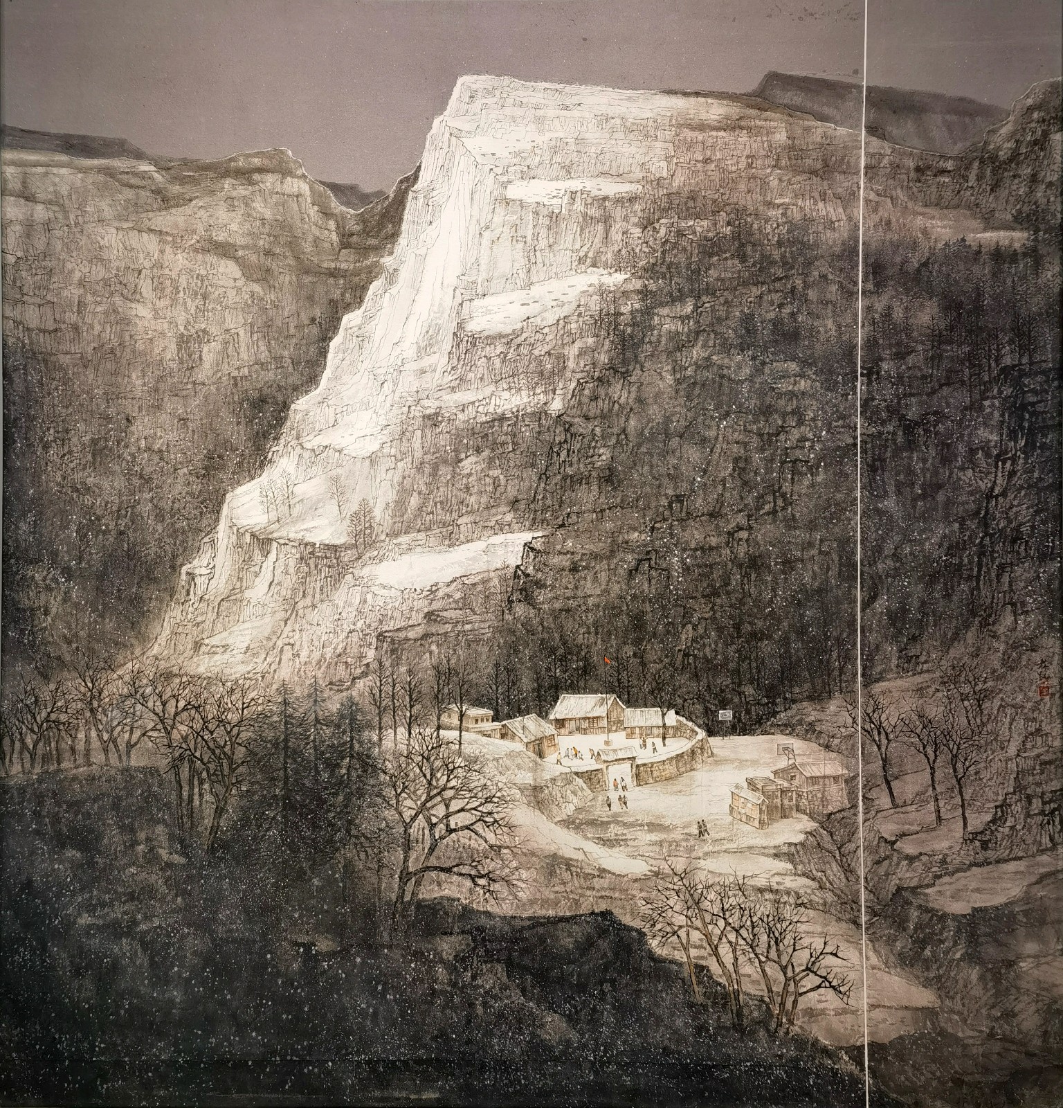 林凯《庾岭暖冬》中国画 200x188cm.jpg