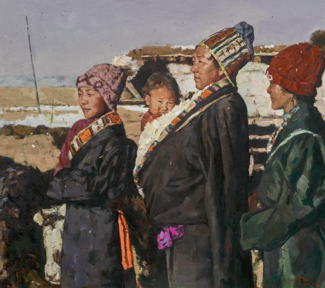 金凡《暖冬》油画 160x180cm.png